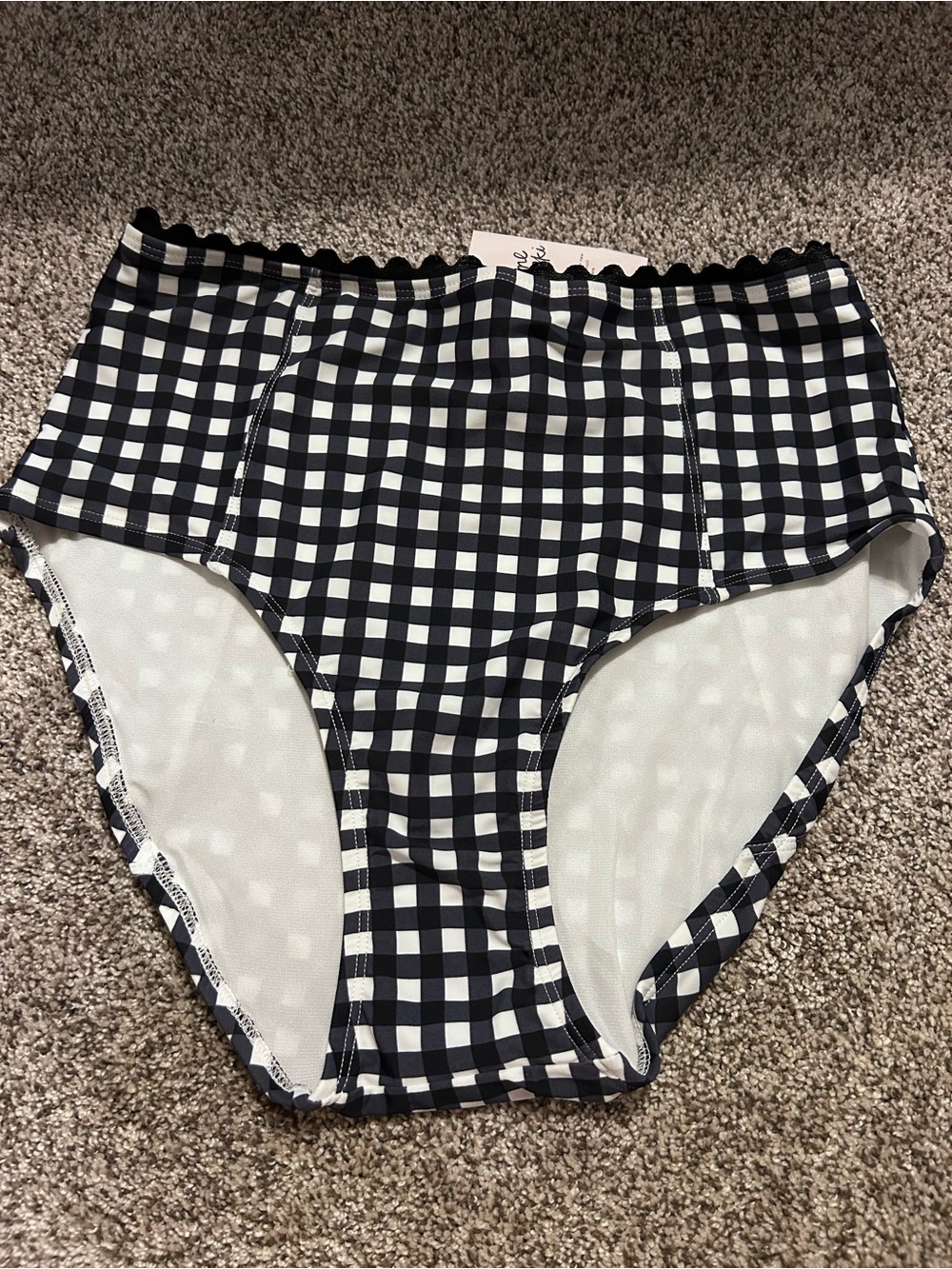 NWT Lime Ricki High Waisted Swim Bottom Size XL
